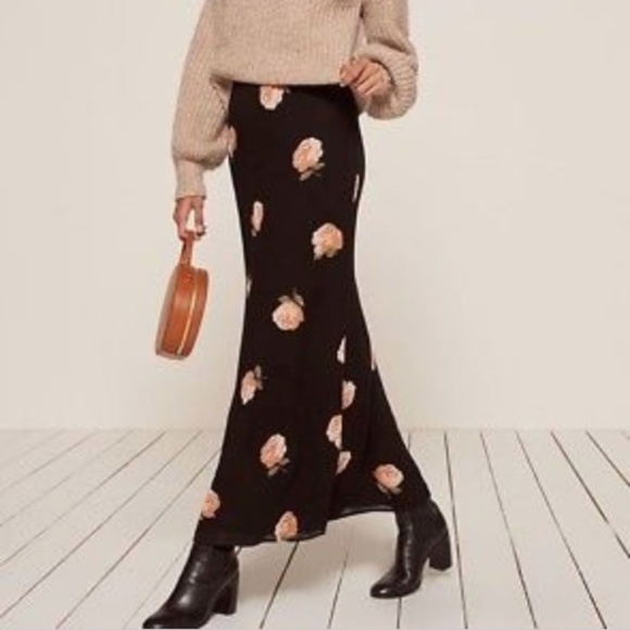 Reformation Dresses & Skirts - Reformation-Mandy-Maxi-Skirt-Size-2-Black-Womens